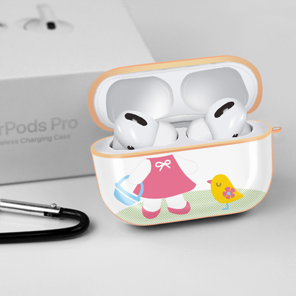 Hello Kitty ハローキティ 【AirPods Pro用】ハードシェル保護ケース｜耐衝撃・防指紋・カラビナ付き商品仕様