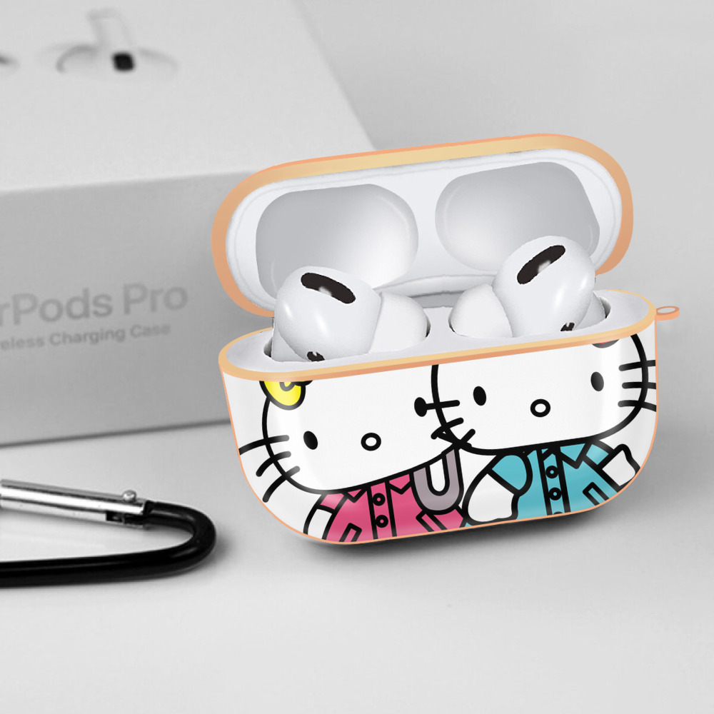 Hello Kitty ハローキティ 【AirPods Pro用】ハードシェル保護ケース｜耐衝撃・防指紋・カラビナ付き商品仕様