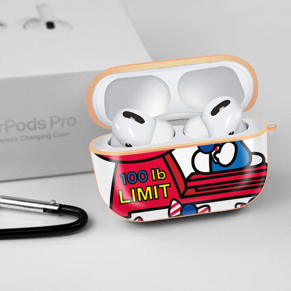 Hello Kitty ハローキティ 【AirPods Pro用】ハードシェル保護ケース｜耐衝撃・防指紋・カラビナ付き商品仕様