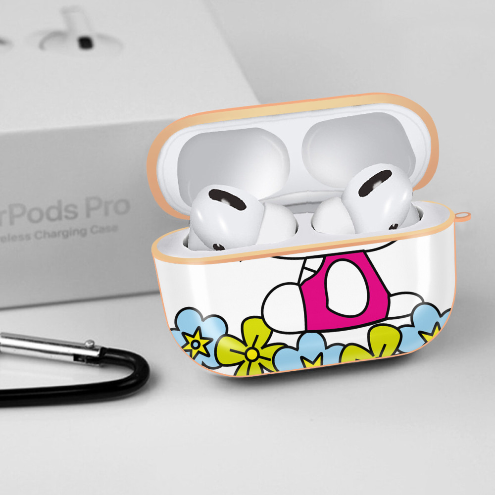 Hello Kitty ハローキティ 【AirPods Pro用】ハードシェル保護ケース｜耐衝撃・防指紋・カラビナ付き商品仕様
