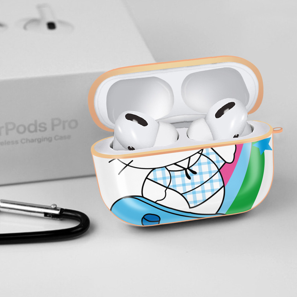 Hello Kitty ハローキティ 【AirPods Pro用】ハードシェル保護ケース｜耐衝撃・防指紋・カラビナ付き商品仕様