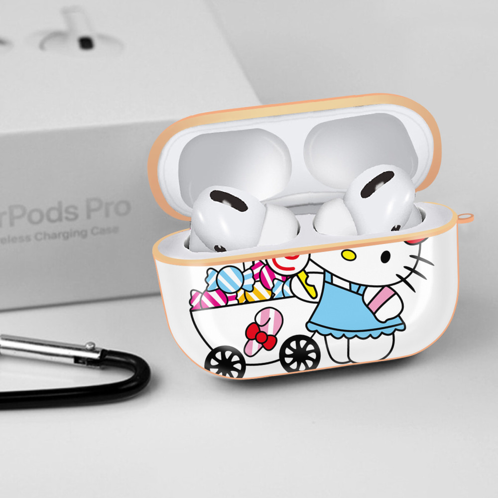 Hello Kitty ハローキティ 【AirPods Pro用】ハードシェル保護ケース｜耐衝撃・防指紋・カラビナ付き商品仕様