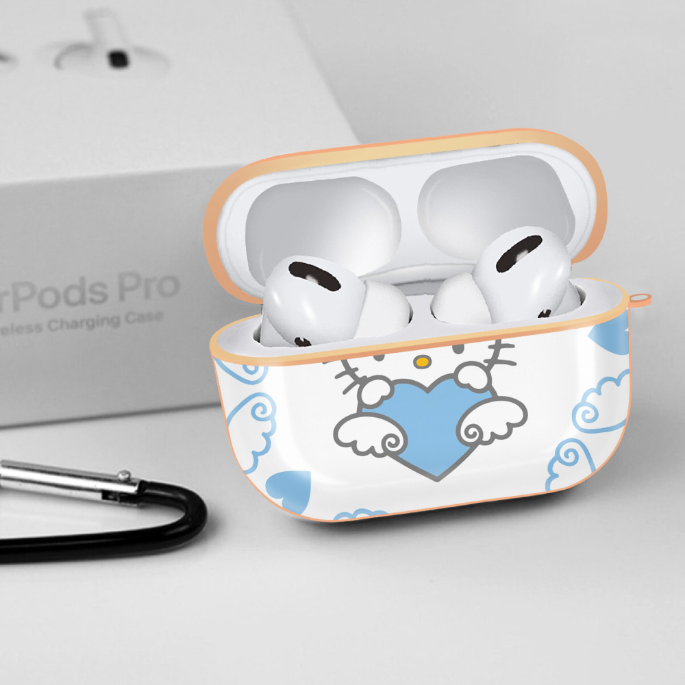 Hello Kitty ハローキティ 【AirPods Pro用】ハードシェル保護ケース｜耐衝撃・防指紋・カラビナ付き商品仕様