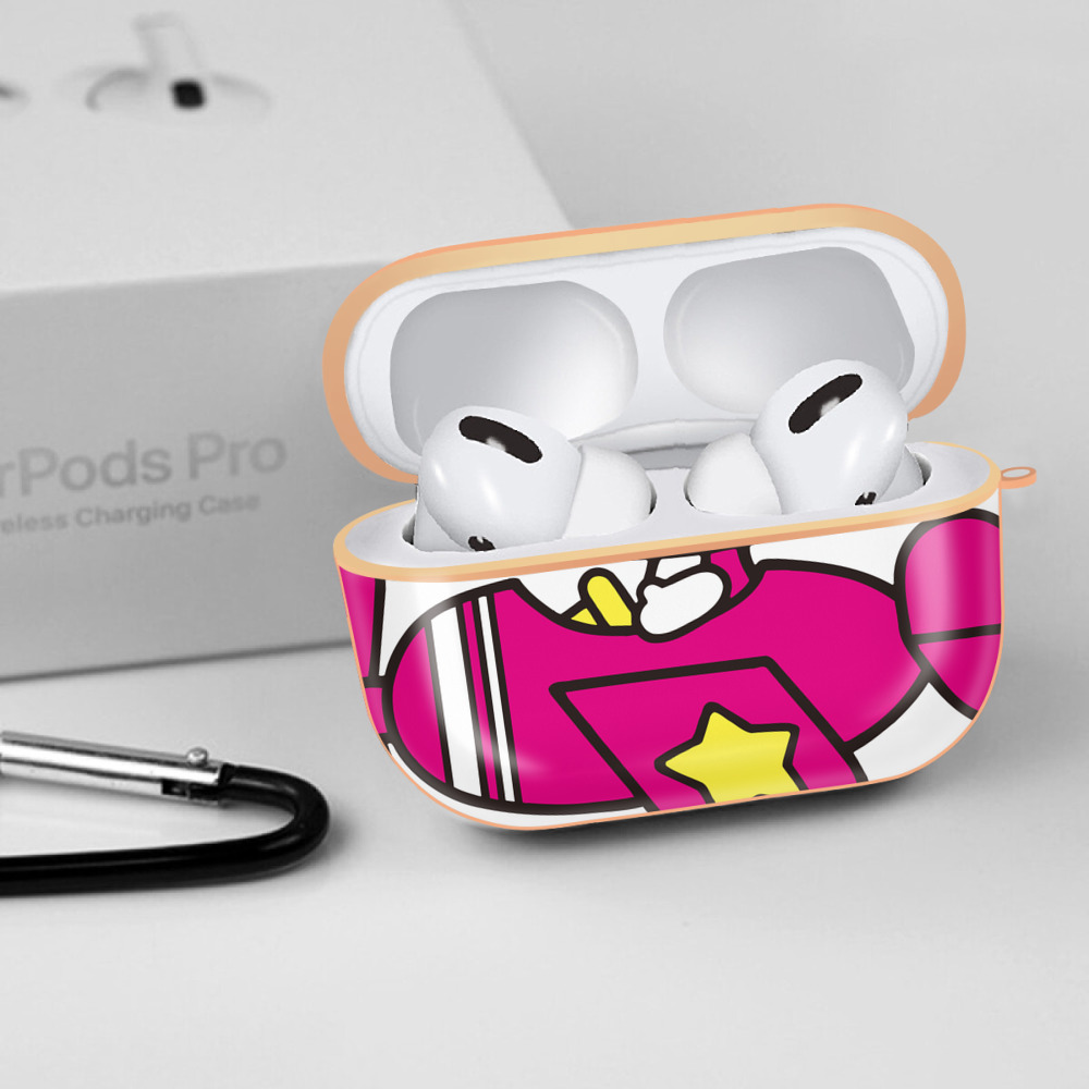 Hello Kitty ハローキティ 【AirPods Pro用】ハードシェル保護ケース｜耐衝撃・防指紋・カラビナ付き商品仕様