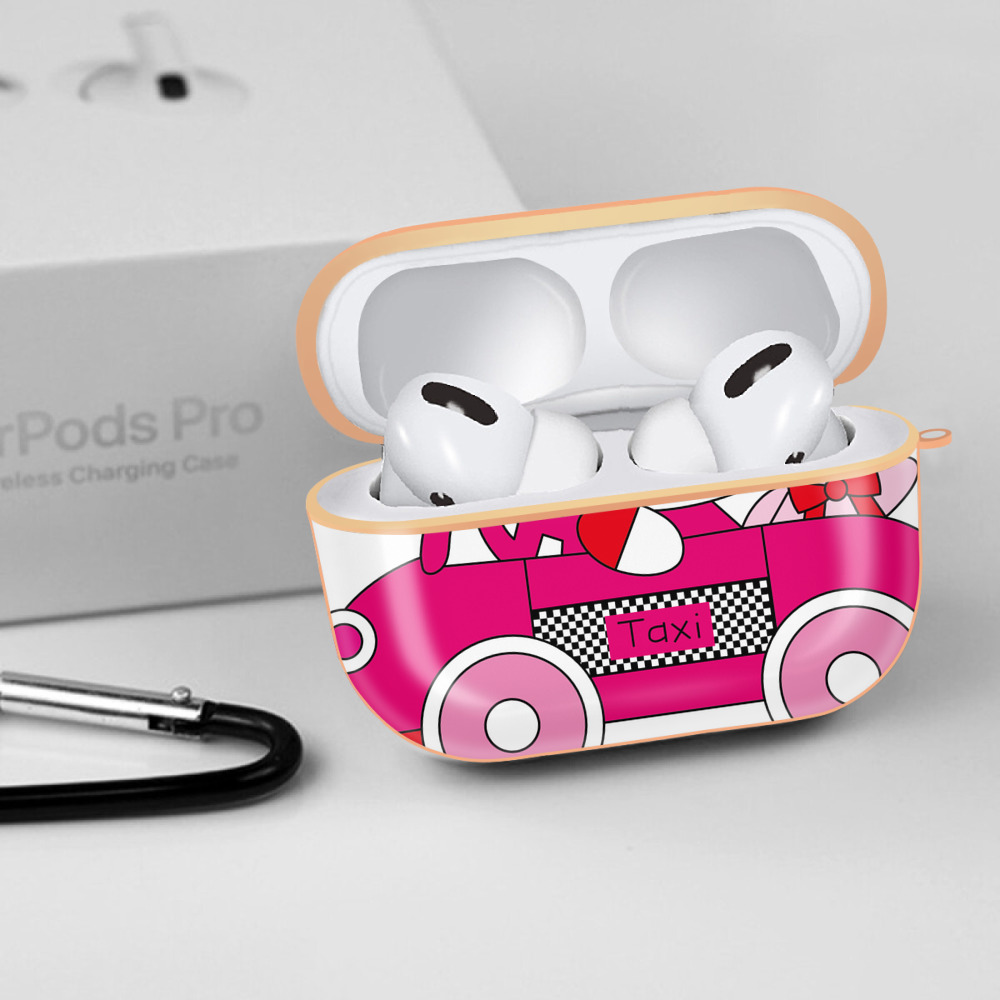 Hello Kitty ハローキティ 【AirPods Pro用】ハードシェル保護ケース｜耐衝撃・防指紋・カラビナ付き商品仕様