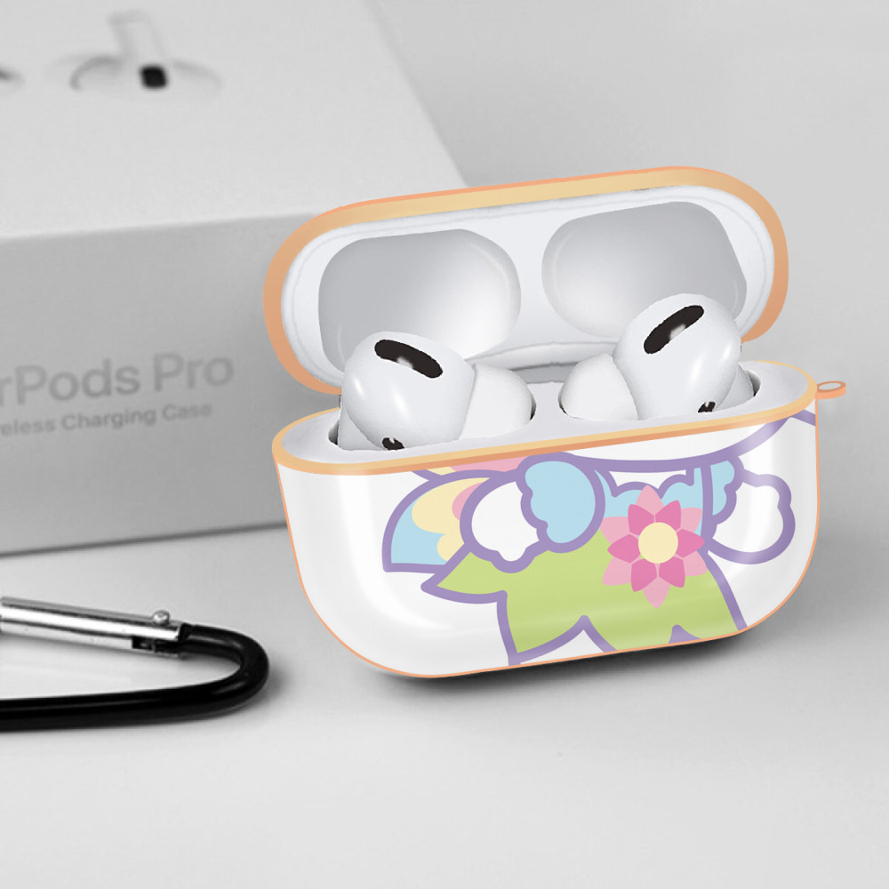 Hello Kitty ハローキティ 【AirPods Pro用】ハードシェル保護ケース｜耐衝撃・防指紋・カラビナ付き商品仕様