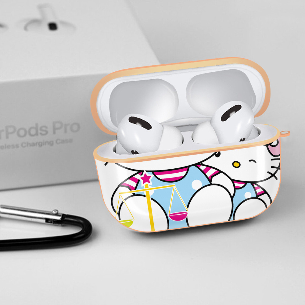 Hello Kitty ハローキティ 【AirPods Pro用】ハードシェル保護ケース｜耐衝撃・防指紋・カラビナ付き商品仕様