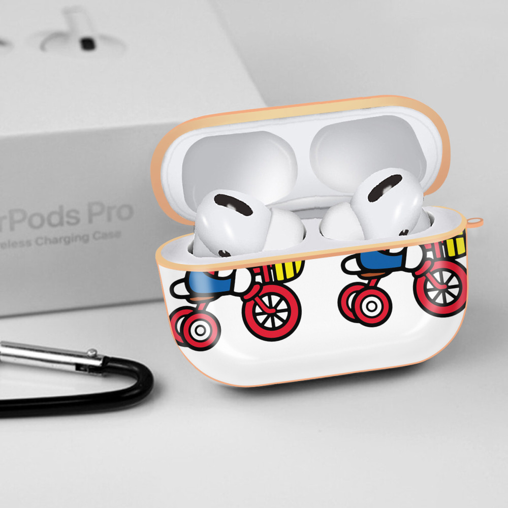 Hello Kitty ハローキティ 【AirPods Pro用】ハードシェル保護ケース｜耐衝撃・防指紋・カラビナ付き商品仕様