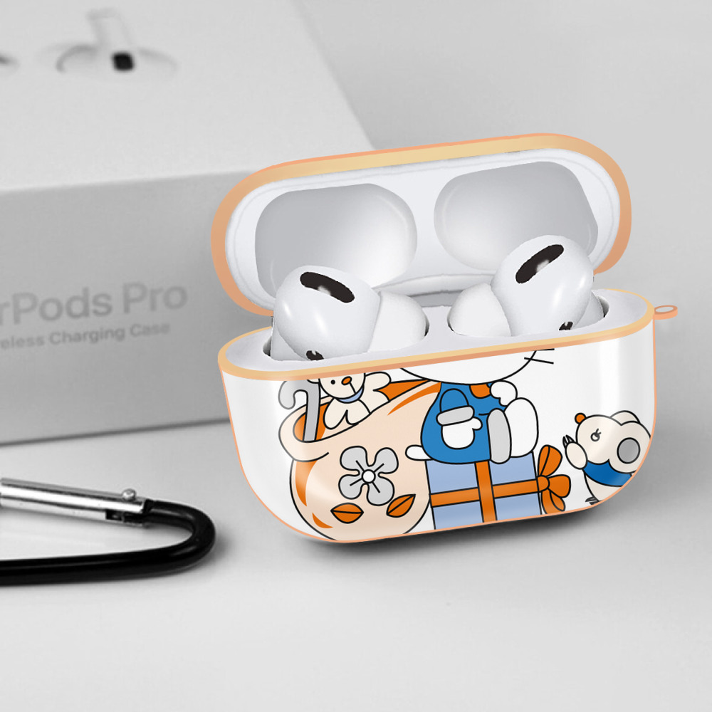 Hello Kitty ハローキティ 【AirPods Pro用】ハードシェル保護ケース｜耐衝撃・防指紋・カラビナ付き商品仕様