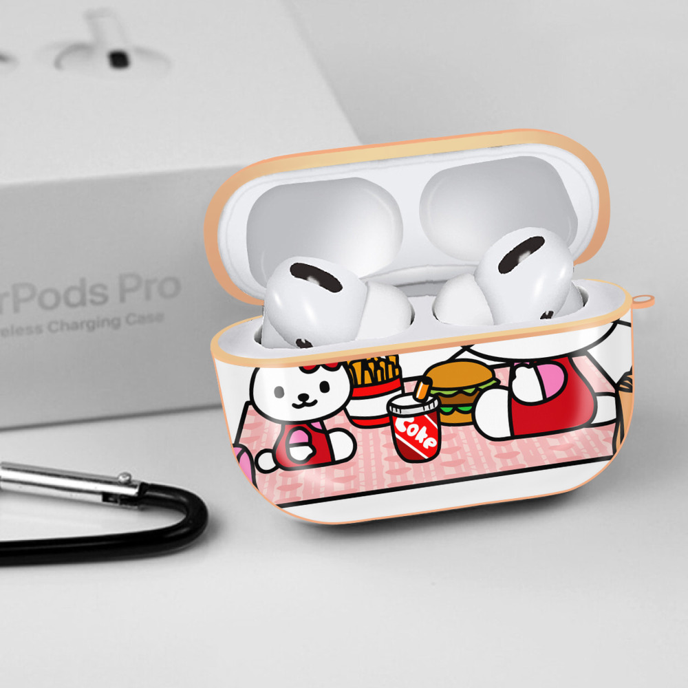 Hello Kitty ハローキティ 【AirPods Pro用】ハードシェル保護ケース｜耐衝撃・防指紋・カラビナ付き商品仕様