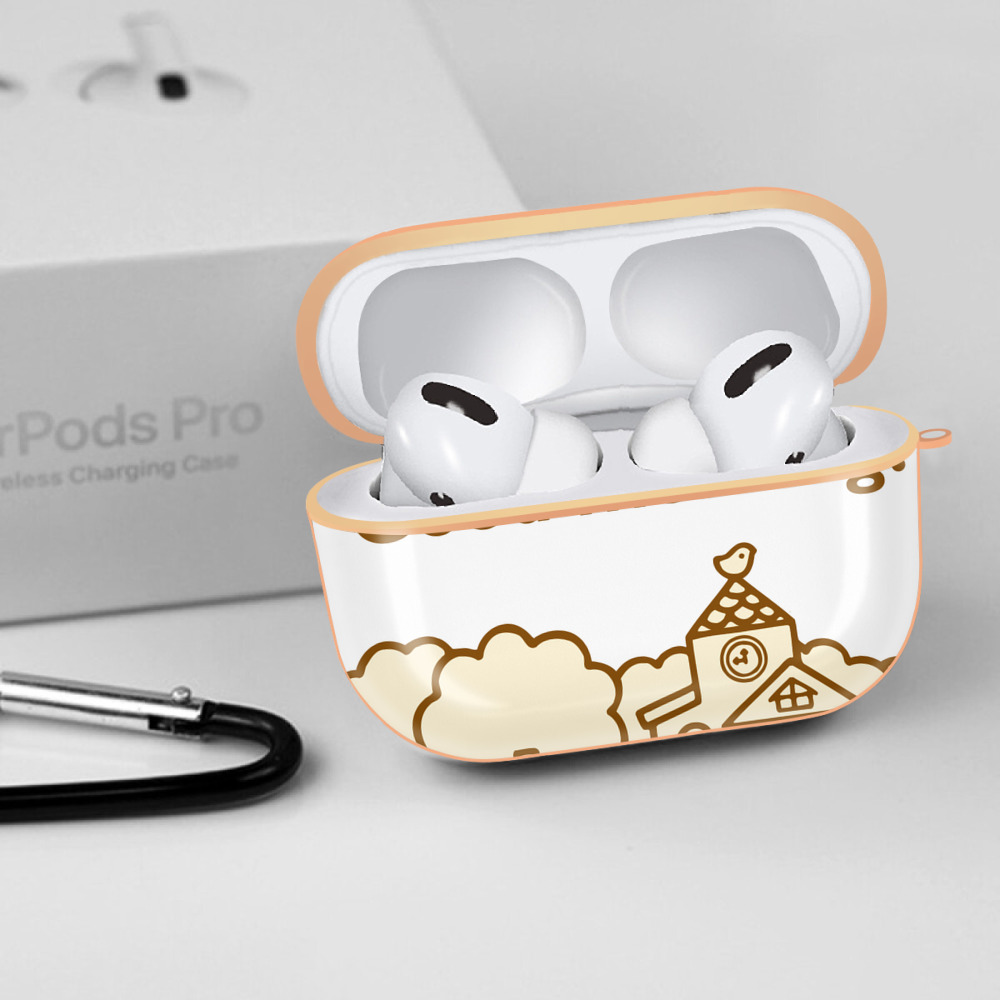 Hello Kitty ハローキティ 【AirPods Pro用】ハードシェル保護ケース｜耐衝撃・防指紋・カラビナ付き商品仕様