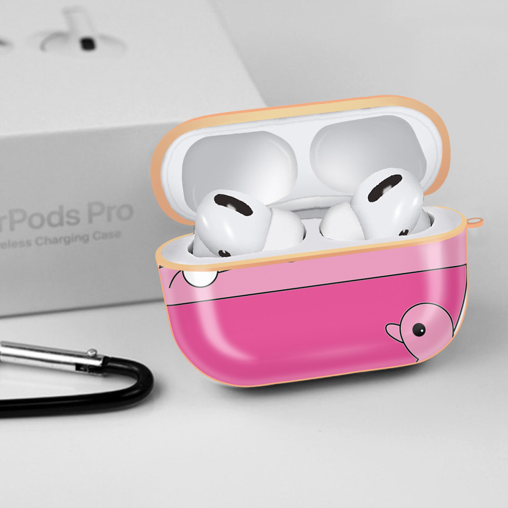 Hello Kitty ハローキティ 【AirPods Pro用】ハードシェル保護ケース｜耐衝撃・防指紋・カラビナ付き商品仕様