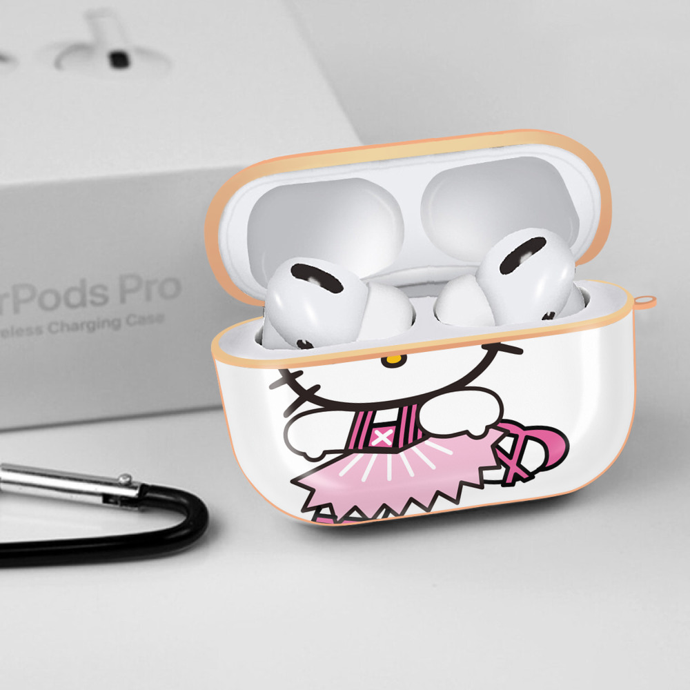 Hello Kitty ハローキティ 【AirPods Pro用】ハードシェル保護ケース｜耐衝撃・防指紋・カラビナ付き商品仕様