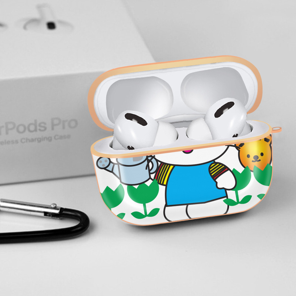 Hello Kitty ハローキティ 【AirPods Pro用】ハードシェル保護ケース｜耐衝撃・防指紋・カラビナ付き商品仕様