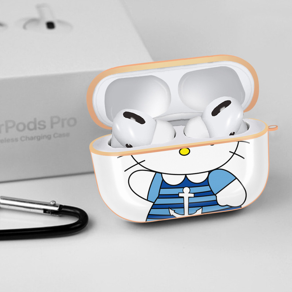 Hello Kitty ハローキティ 【AirPods Pro用】ハードシェル保護ケース｜耐衝撃・防指紋・カラビナ付き商品仕様