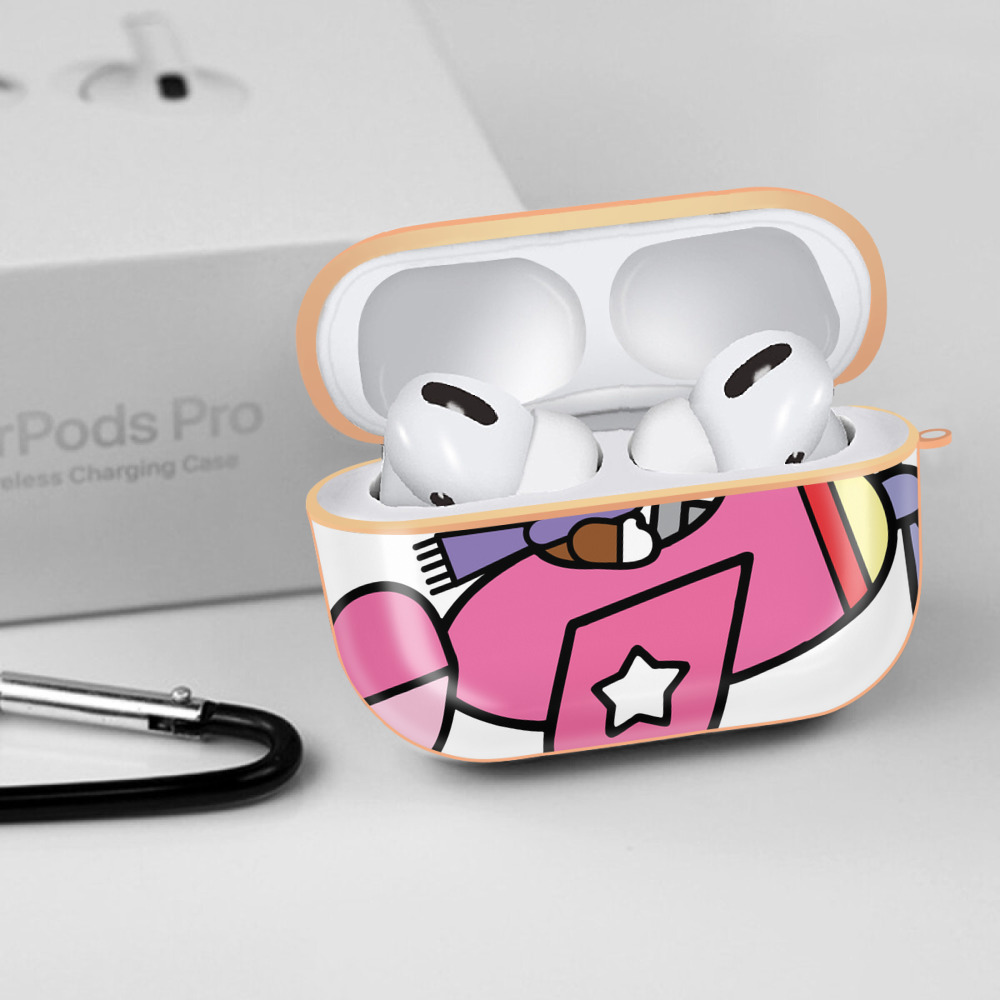 Hello Kitty ハローキティ 【AirPods Pro用】ハードシェル保護ケース｜耐衝撃・防指紋・カラビナ付き商品仕様