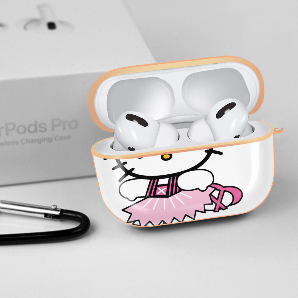 Hello Kitty ハローキティ 【AirPods Pro用】ハードシェル保護ケース｜耐衝撃・防指紋・カラビナ付き商品仕様