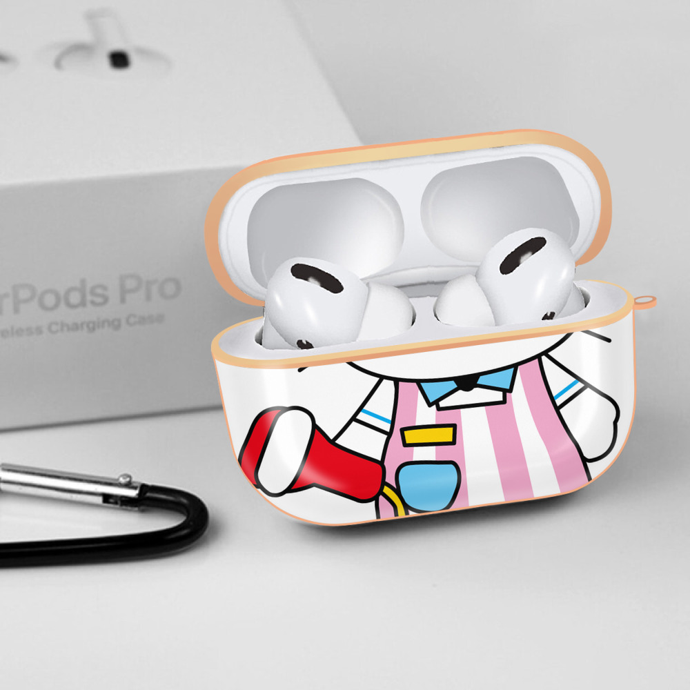Hello Kitty ハローキティ 【AirPods Pro用】ハードシェル保護ケース｜耐衝撃・防指紋・カラビナ付き商品仕様