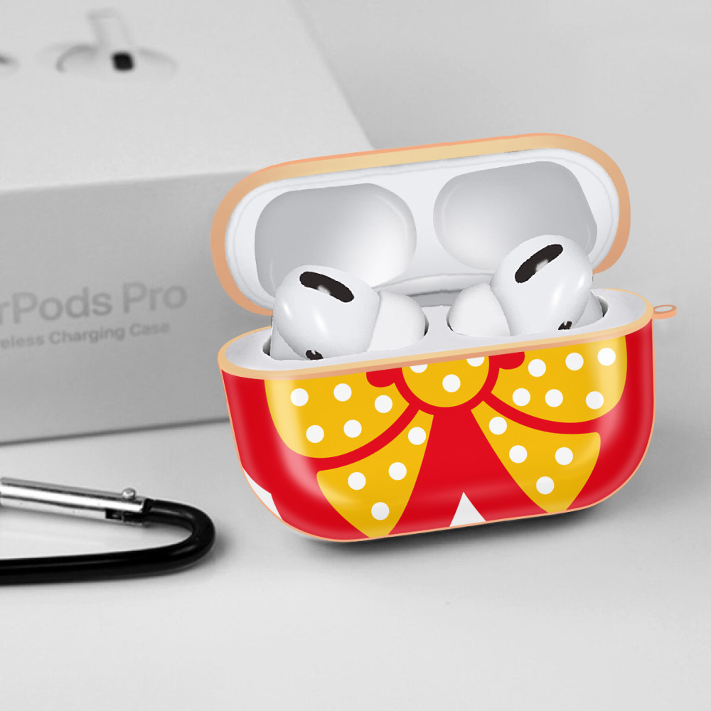Hello Kitty ハローキティ 【AirPods Pro用】ハードシェル保護ケース｜耐衝撃・防指紋・カラビナ付き商品仕様