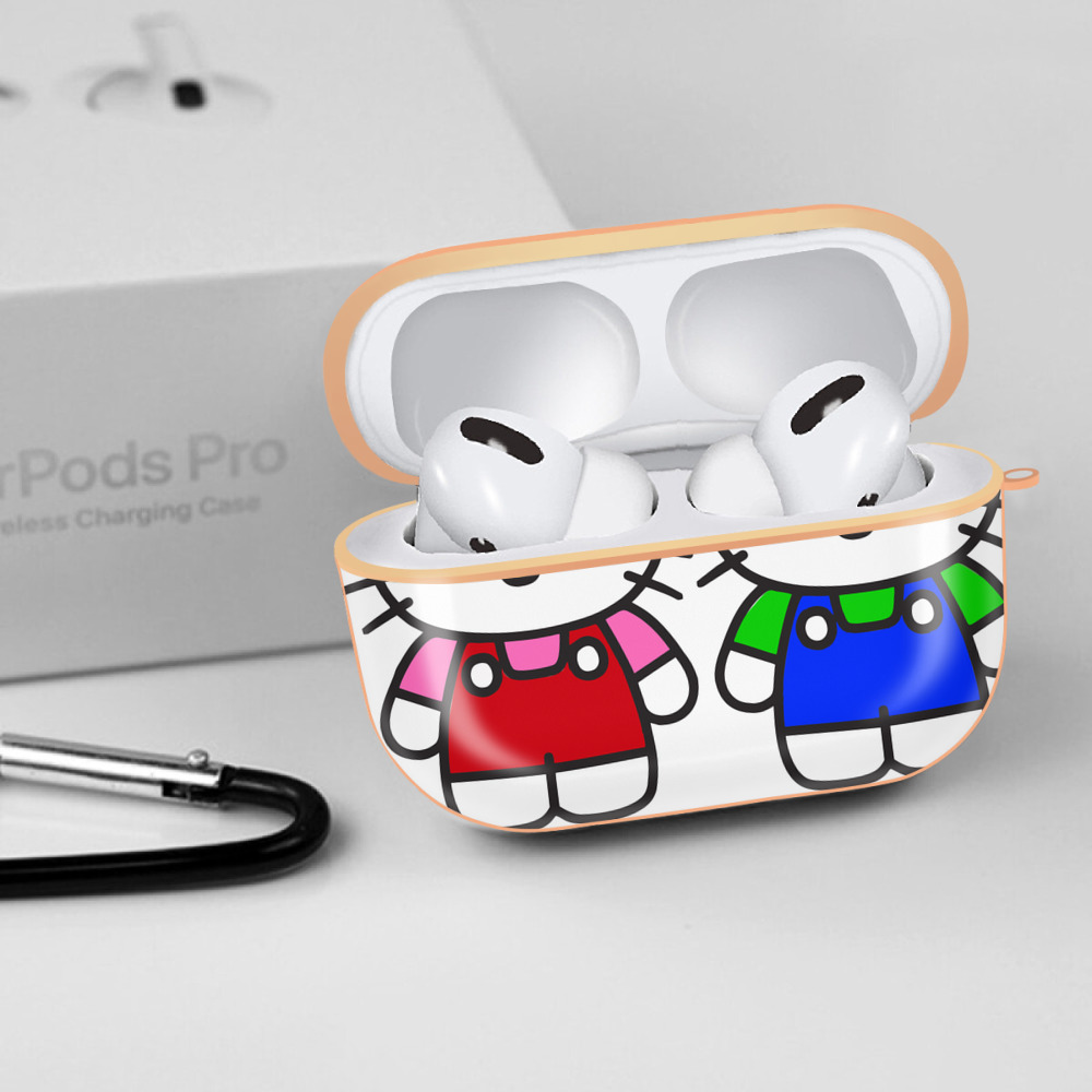 Hello Kitty ハローキティ 【AirPods Pro用】ハードシェル保護ケース｜耐衝撃・防指紋・カラビナ付き商品仕様