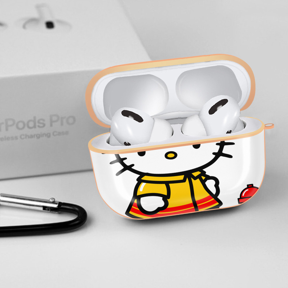 Hello Kitty ハローキティ 【AirPods Pro用】ハードシェル保護ケース｜耐衝撃・防指紋・カラビナ付き商品仕様