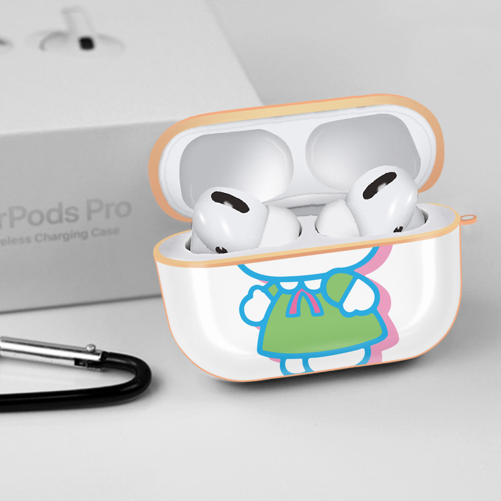 Hello Kitty ハローキティ 【AirPods Pro用】ハードシェル保護ケース｜耐衝撃・防指紋・カラビナ付き商品仕様