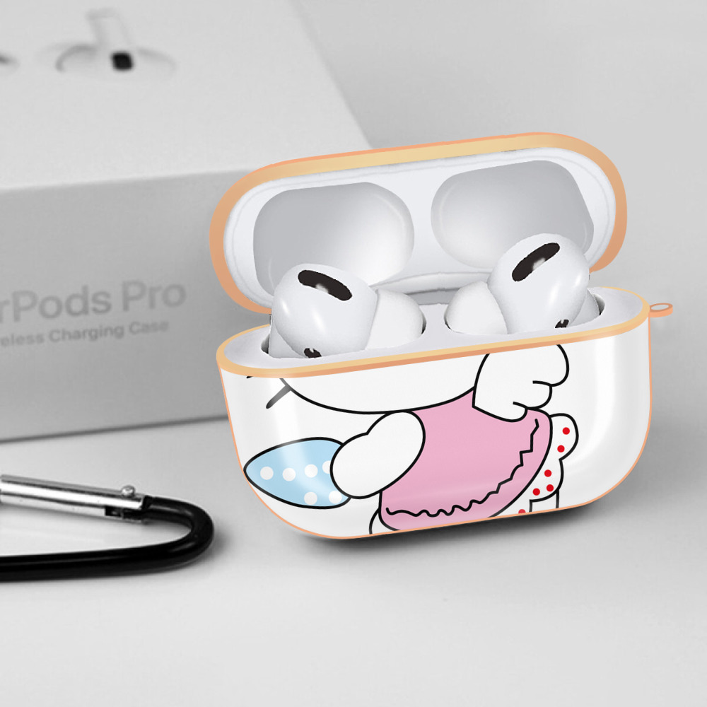 Hello Kitty ハローキティ 【AirPods Pro用】ハードシェル保護ケース｜耐衝撃・防指紋・カラビナ付き商品仕様
