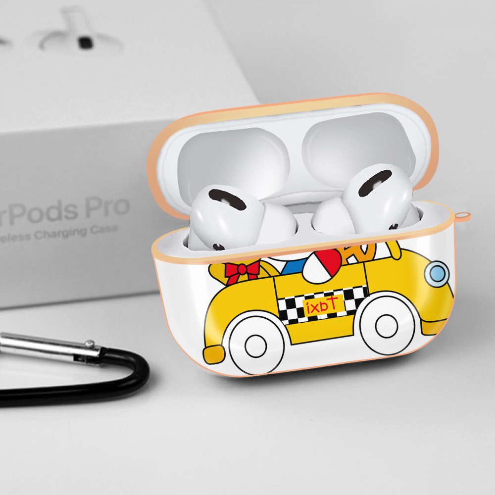 Hello Kitty ハローキティ 【AirPods Pro用】ハードシェル保護ケース｜耐衝撃・防指紋・カラビナ付き商品仕様