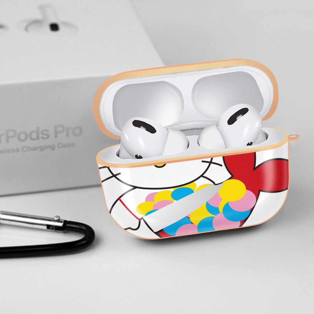 Hello Kitty ハローキティ 【AirPods Pro用】ハードシェル保護ケース｜耐衝撃・防指紋・カラビナ付き商品仕様