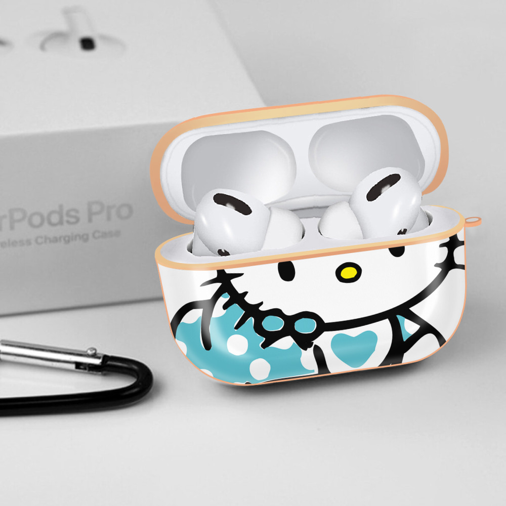 Hello Kitty ハローキティ 【AirPods Pro用】ハードシェル保護ケース｜耐衝撃・防指紋・カラビナ付き商品仕様