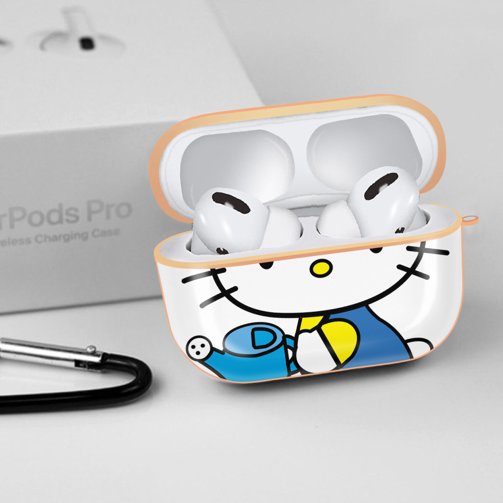 Hello Kitty ハローキティ 【AirPods Pro用】ハードシェル保護ケース｜耐衝撃・防指紋・カラビナ付き商品仕様