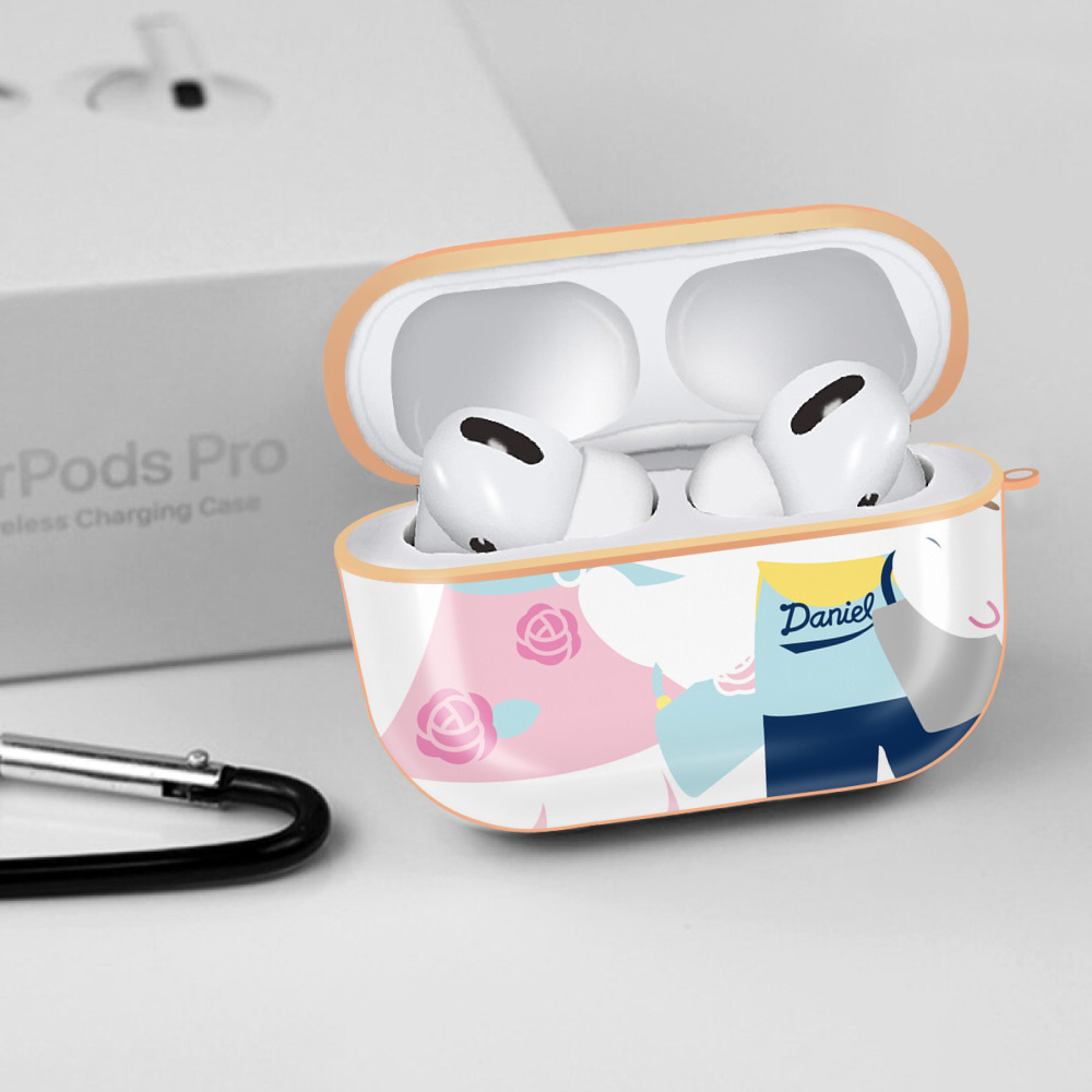 Hello Kitty ハローキティ 【AirPods Pro用】ハードシェル保護ケース｜耐衝撃・防指紋・カラビナ付き商品仕様