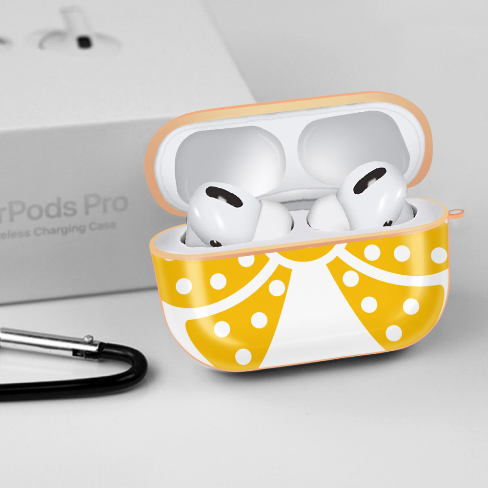 Hello Kitty ハローキティ 【AirPods Pro用】ハードシェル保護ケース｜耐衝撃・防指紋・カラビナ付き商品仕様