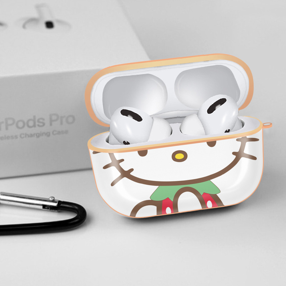 Hello Kitty ハローキティ 【AirPods Pro用】ハードシェル保護ケース｜耐衝撃・防指紋・カラビナ付き商品仕様