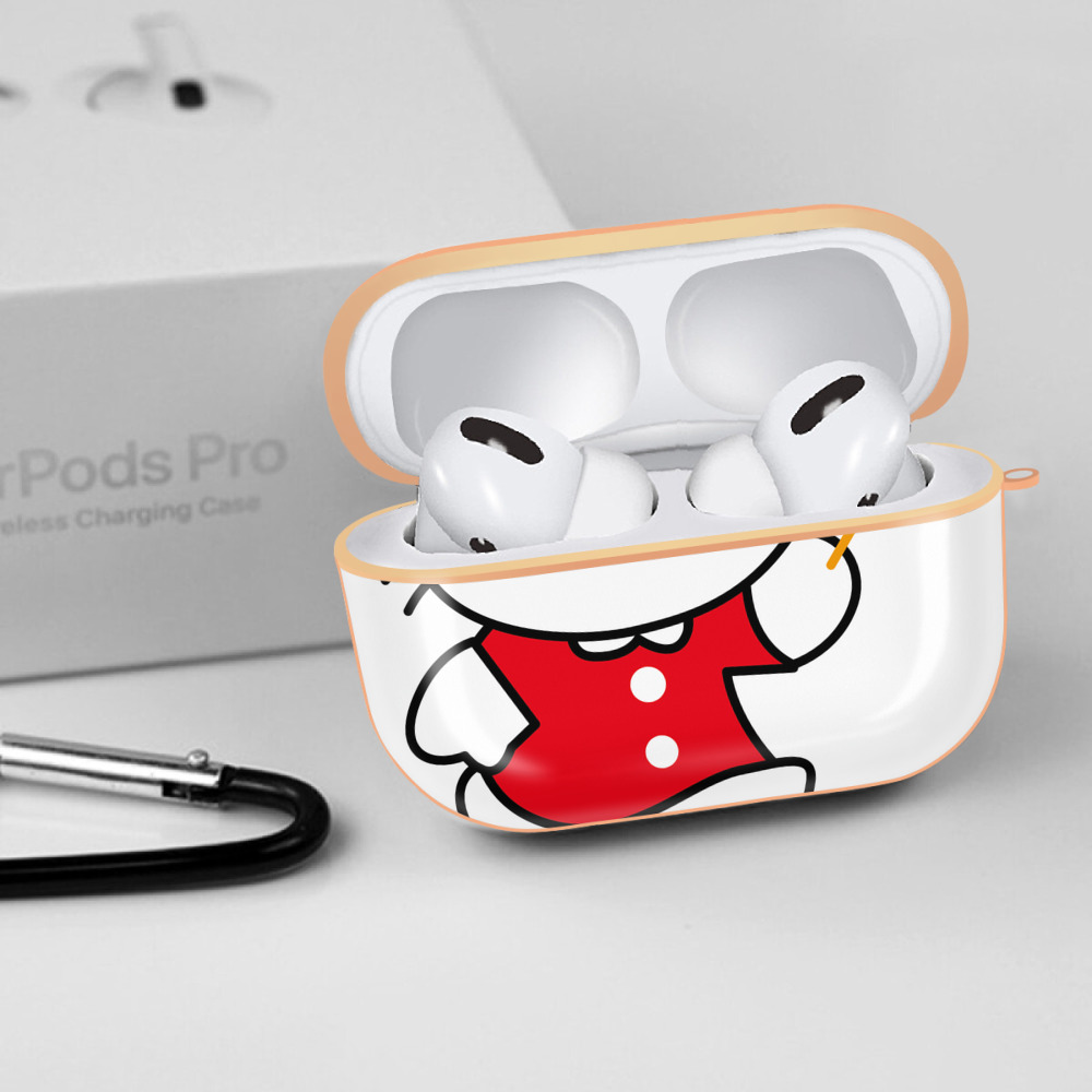 Hello Kitty ハローキティ 【AirPods Pro用】ハードシェル保護ケース｜耐衝撃・防指紋・カラビナ付き商品仕様