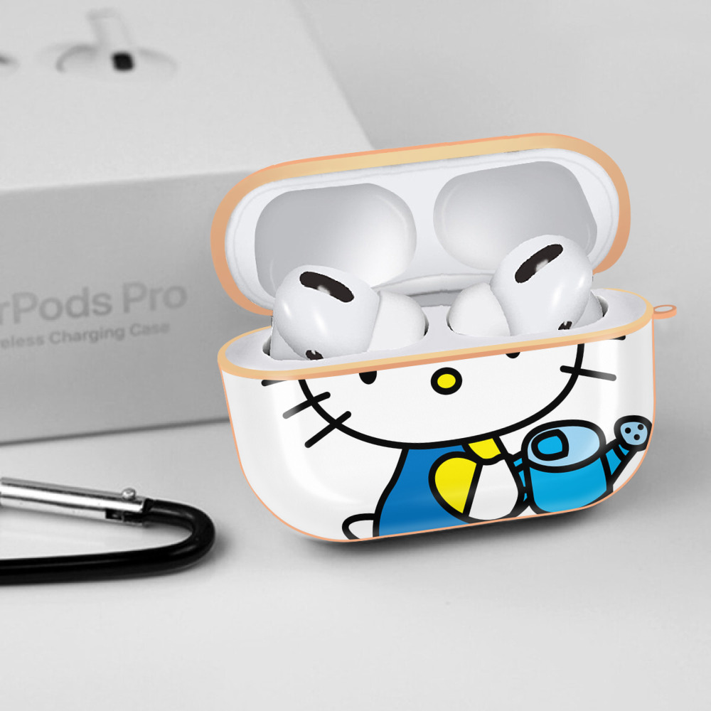 Hello Kitty ハローキティ 【AirPods Pro用】ハードシェル保護ケース｜耐衝撃・防指紋・カラビナ付き商品仕様