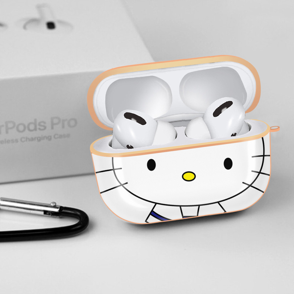 Hello Kitty ハローキティ 【AirPods Pro用】ハードシェル保護ケース｜耐衝撃・防指紋・カラビナ付き商品仕様