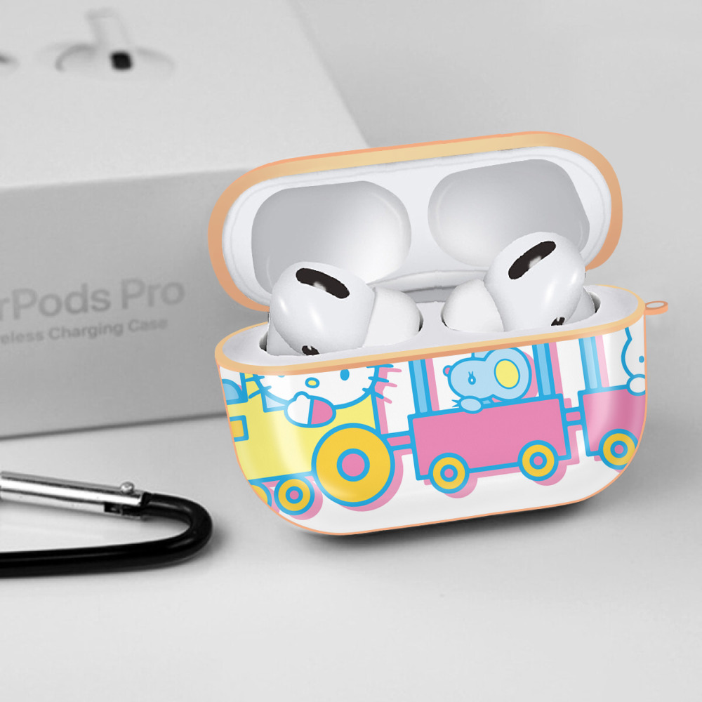Hello Kitty ハローキティ 【AirPods Pro用】ハードシェル保護ケース｜耐衝撃・防指紋・カラビナ付き商品仕様