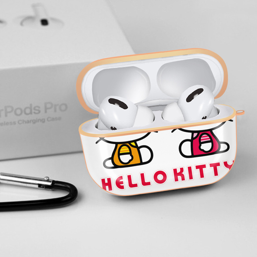 Hello Kitty ハローキティ 【AirPods Pro用】ハードシェル保護ケース｜耐衝撃・防指紋・カラビナ付き商品仕様