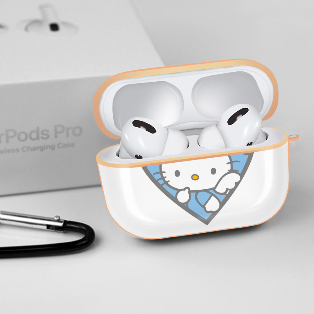 Hello Kitty ハローキティ 【AirPods Pro用】ハードシェル保護ケース｜耐衝撃・防指紋・カラビナ付き商品仕様