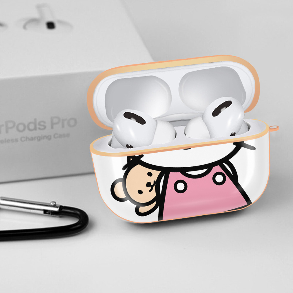 Hello Kitty ハローキティ 【AirPods Pro用】ハードシェル保護ケース｜耐衝撃・防指紋・カラビナ付き商品仕様