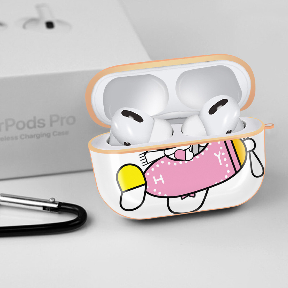Hello Kitty ハローキティ 【AirPods Pro用】ハードシェル保護ケース｜耐衝撃・防指紋・カラビナ付き商品仕様