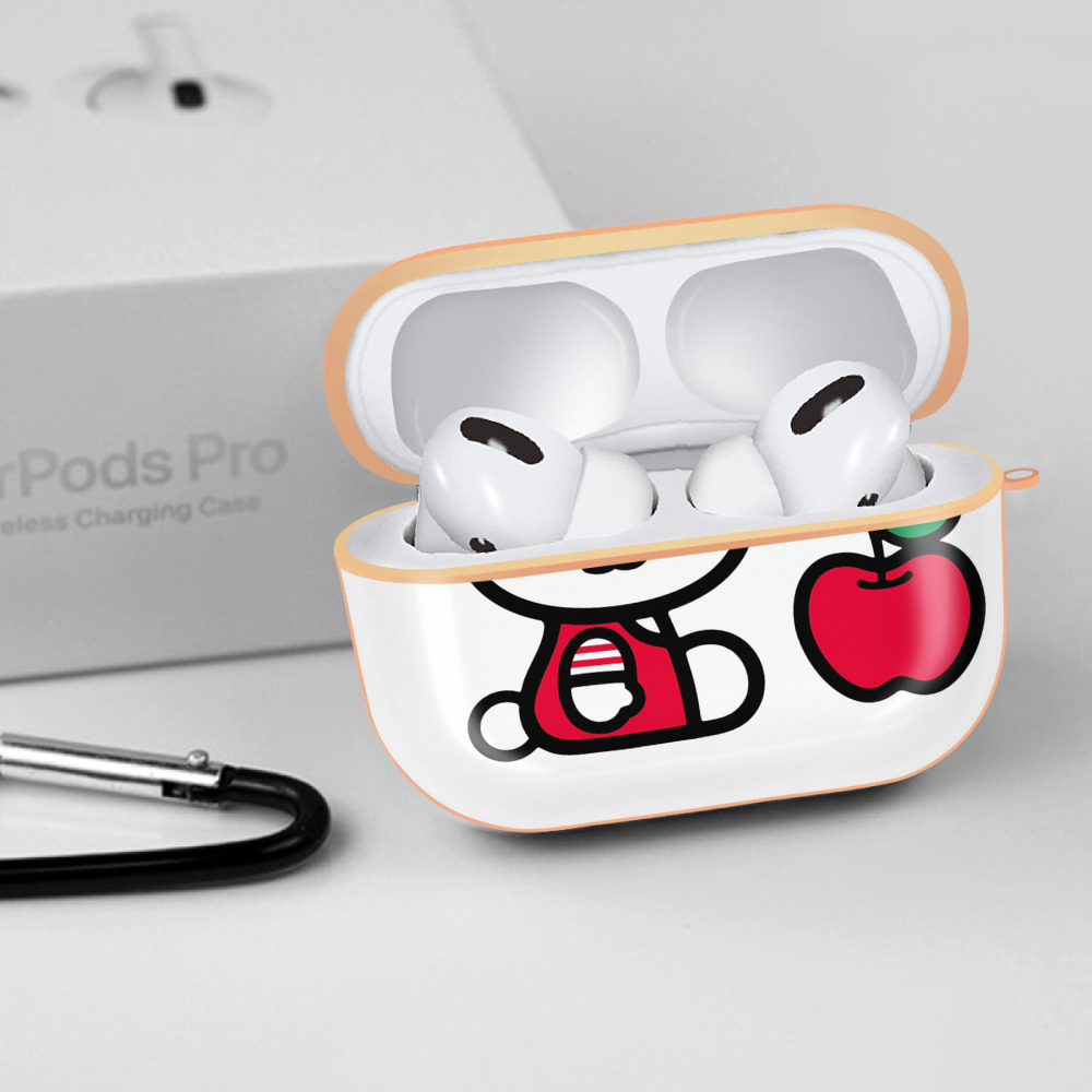 Hello Kitty ハローキティ 【AirPods Pro用】ハードシェル保護ケース｜耐衝撃・防指紋・カラビナ付き商品仕様