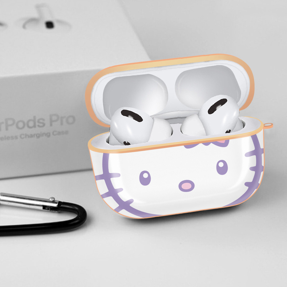 Hello Kitty ハローキティ 【AirPods Pro用】ハードシェル保護ケース｜耐衝撃・防指紋・カラビナ付き商品仕様