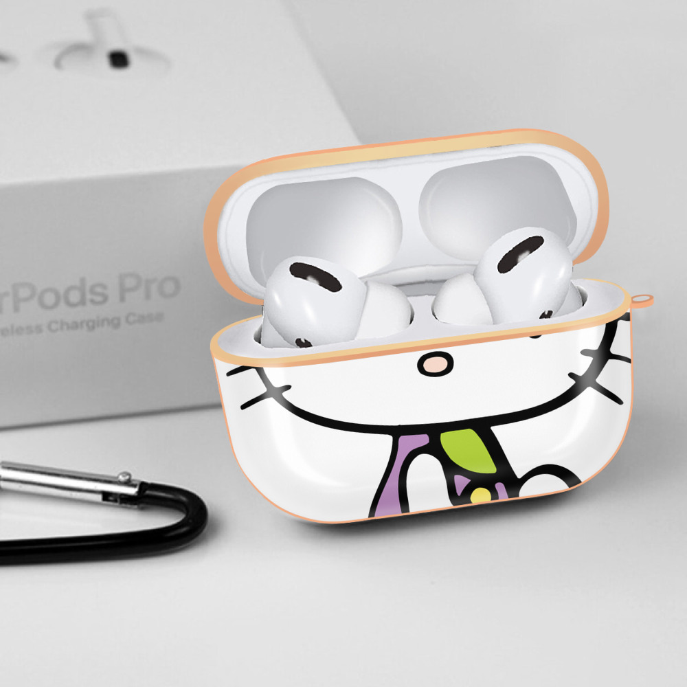 Hello Kitty ハローキティ 【AirPods Pro用】ハードシェル保護ケース｜耐衝撃・防指紋・カラビナ付き商品仕様