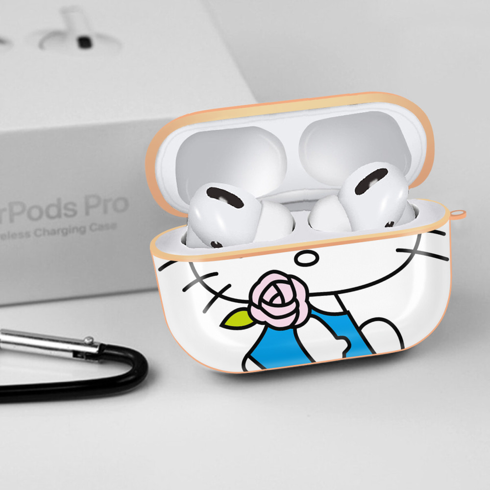 Hello Kitty ハローキティ 【AirPods Pro用】ハードシェル保護ケース｜耐衝撃・防指紋・カラビナ付き商品仕様