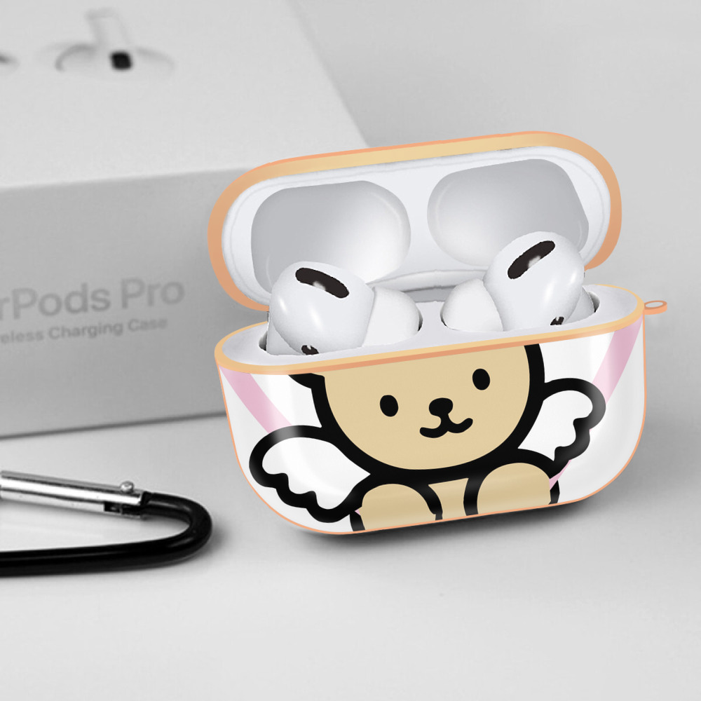 Hello Kitty ハローキティ 【AirPods Pro用】ハードシェル保護ケース｜耐衝撃・防指紋・カラビナ付き商品仕様