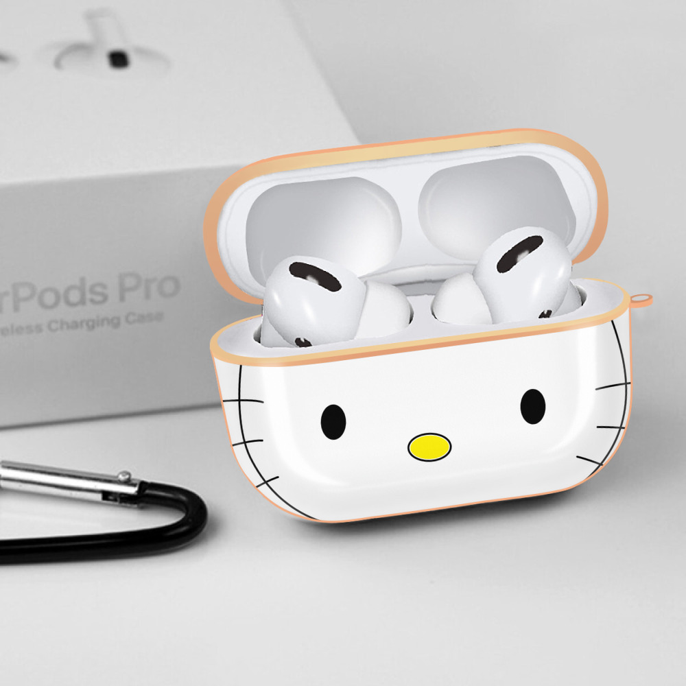 Hello Kitty ハローキティ 【AirPods Pro用】ハードシェル保護ケース｜耐衝撃・防指紋・カラビナ付き商品仕様
