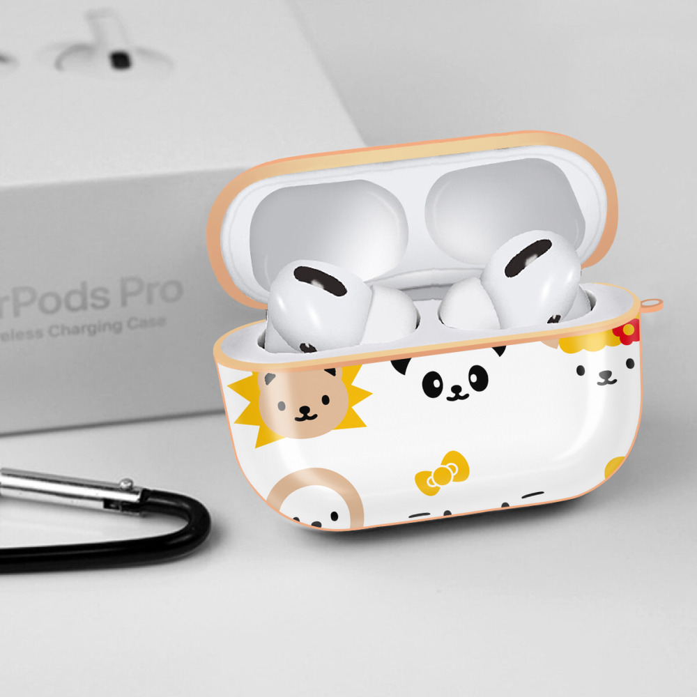 Hello Kitty ハローキティ 【AirPods Pro用】ハードシェル保護ケース｜耐衝撃・防指紋・カラビナ付き商品仕様
