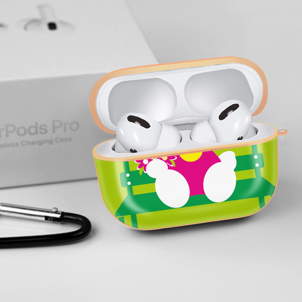 Hello Kitty ハローキティ 【AirPods Pro用】ハードシェル保護ケース｜耐衝撃・防指紋・カラビナ付き商品仕様